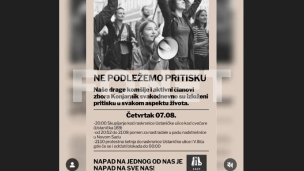 Šetnja i blokada raskrsnice